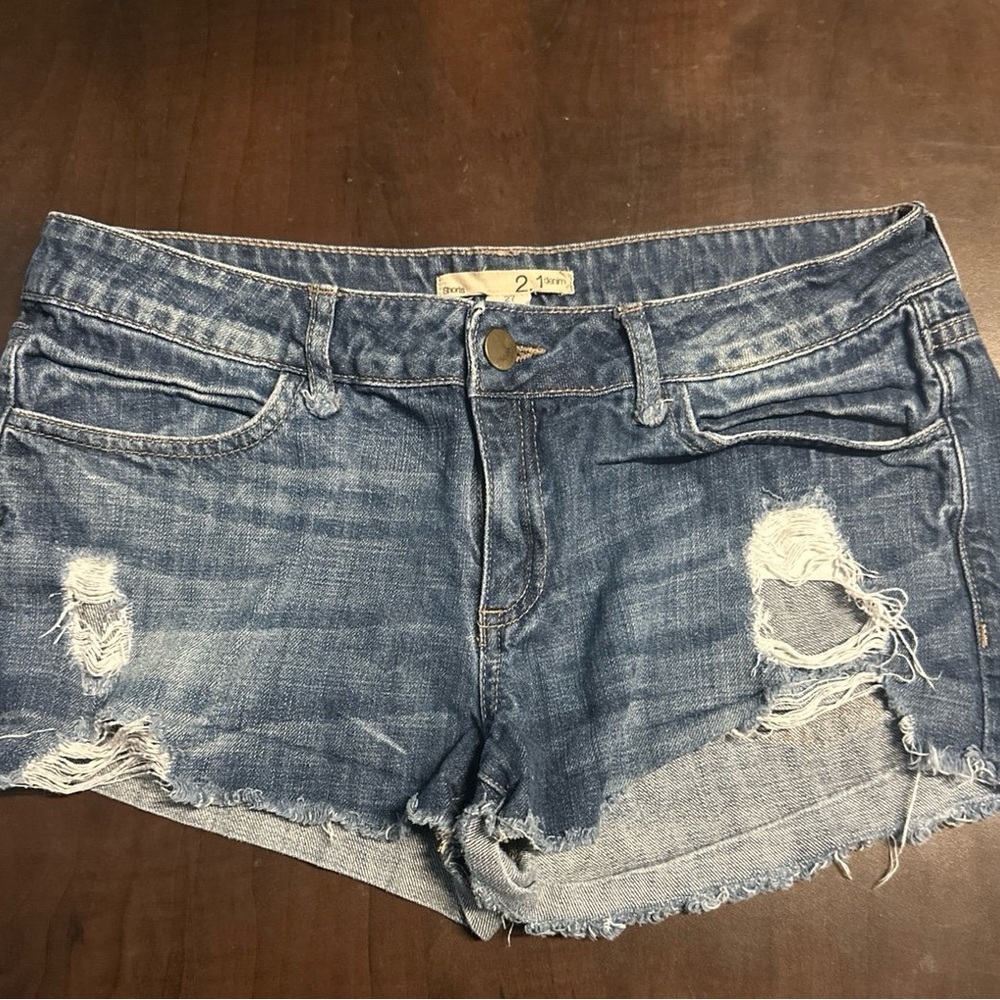 2.1 Denim Classic Blue Jean Shorts
